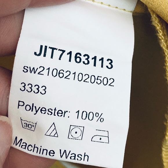 SHEIN gold sateen dress shirt S - Picture 4 of 10